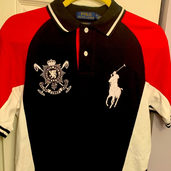 NWT!Mens Sm.Red,Black,White POLO Blackwatch. RARE - Picture 4 of 9